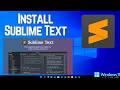 How to Install Sublime Text on Windows 11 (2026)