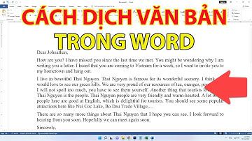 Cách Dịch Văn Bản Trong Word Cực kỳ Dễ Dàng