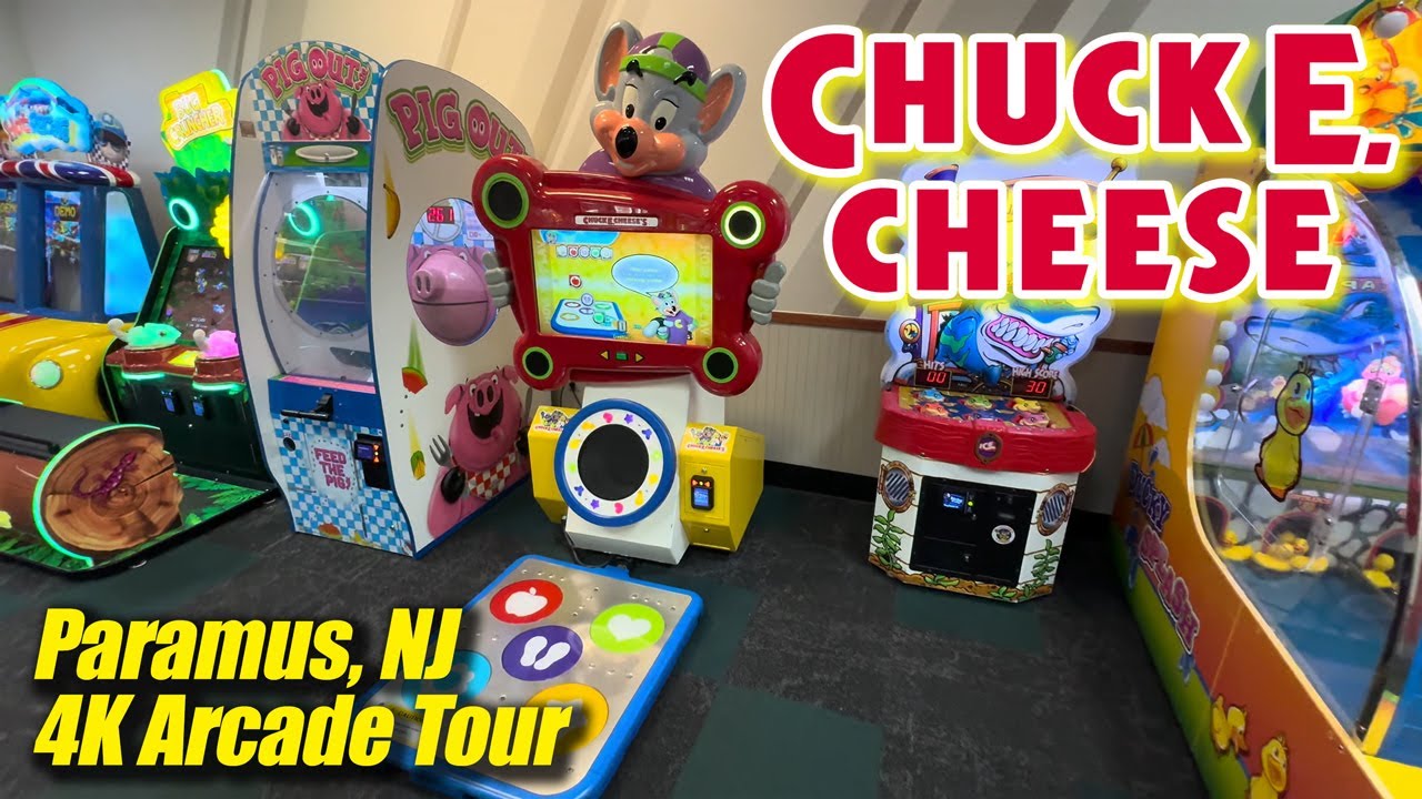 Chuck E. Cheese (Paramus NJ), 4K arcade walkthrough & tour, October 2024