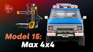 Model 15 Max 4x4 - your 3D printed expedition van.