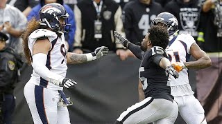 Aqib talib, michael crabtree ejected from denver broncos, oakland
raiders game