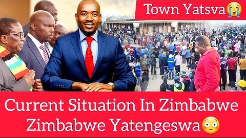 Current Situation In Zimbabwe Yatengeswa, Prophet Vasungwa, Town Yatsva😭