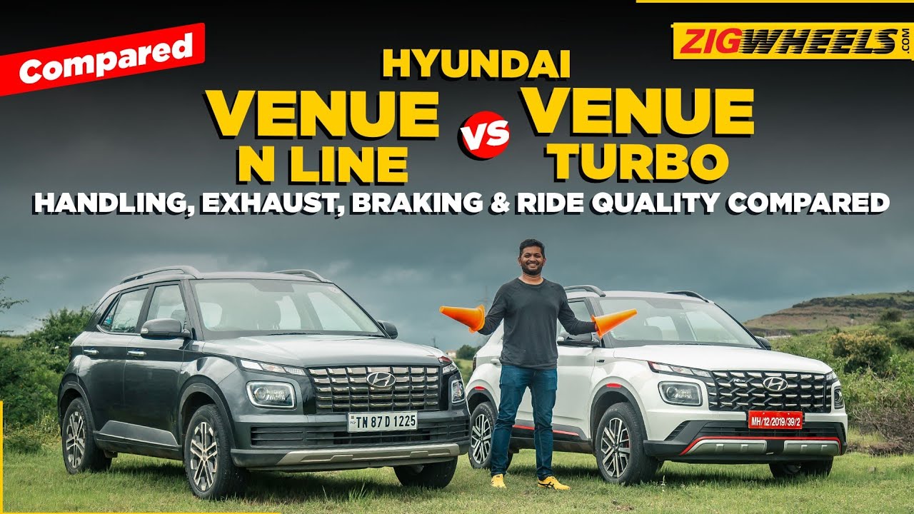 Hyundai Venue N Line vs Venue turbo | Handling, Exhaust, Braking & Ride Quality Compared