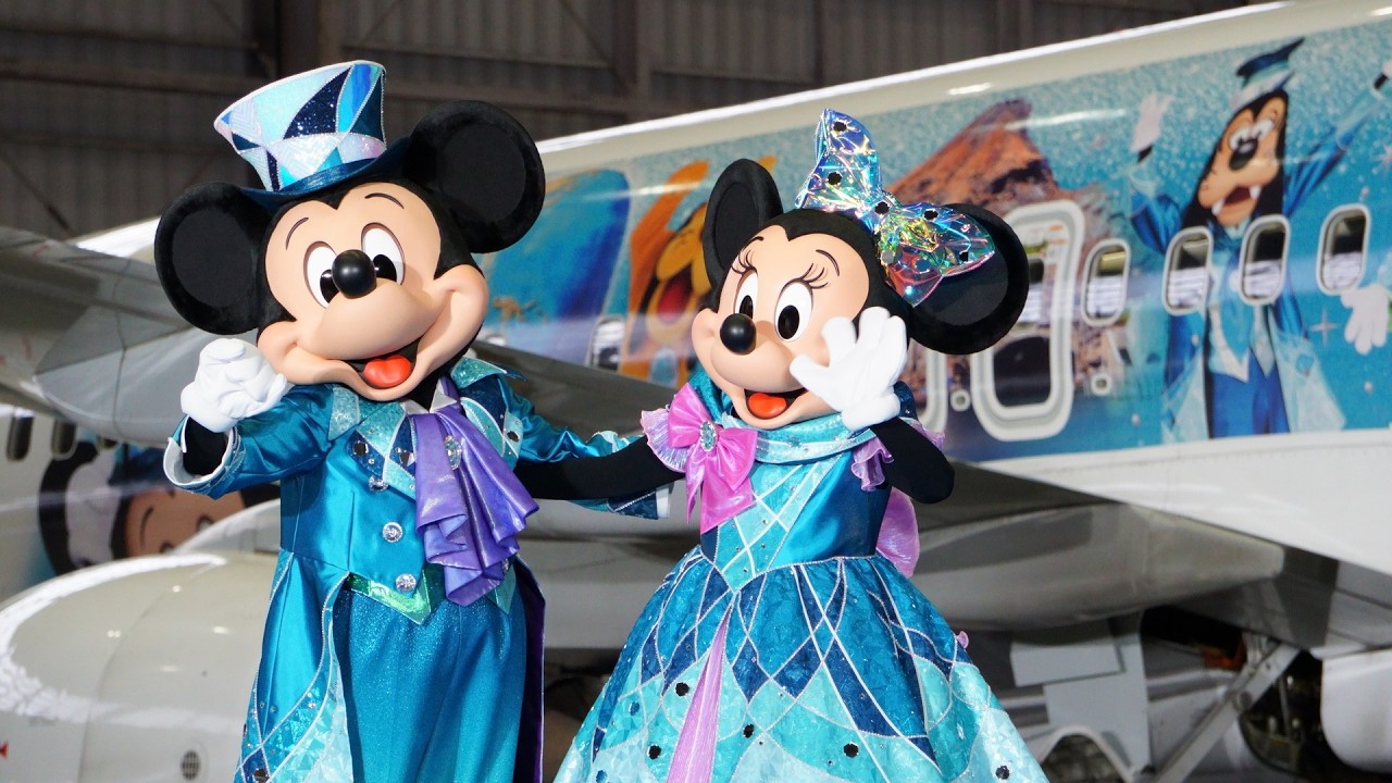 JAL Jubilee Express」就航イベントにミッキー登場！ ディズニーシー25