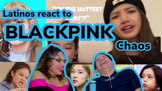 Latinos react to "chaotic BLACKPINK moments that I can't forget" REACTION🤣| FEATURE FRIDAY✌