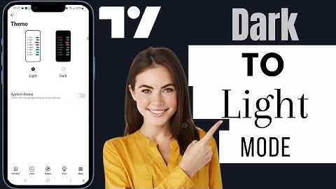 How To Change Dark Mode To Light Mode In TradingView | Change Dark Mode In TradingView