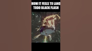 How it Feels to Land Todo Black Flash #shorts #jujutsushenanigans #roblox #jjs