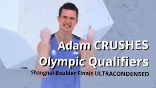 Men's Boulder Finals ULTRA CONDENSED All Sends and Close Calls! | Shanghai Olympic Qualifiers 2024