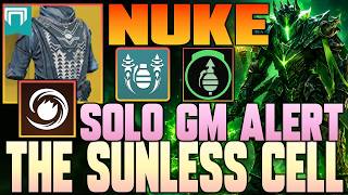 Solar Warlock Fusion Grenades Build | Solo GM Alert The Sunless Cell | Destiny 2 Starfire Protocol