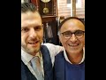 Manchester City&#39;s Italian tailor from Milan calls into to see us. Gianni Marigliano Tailor Coffee