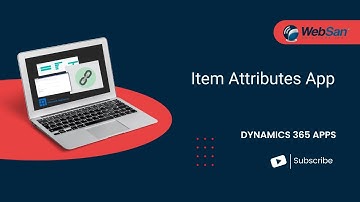 Item Attributes App for Dynamics 365 Business Central