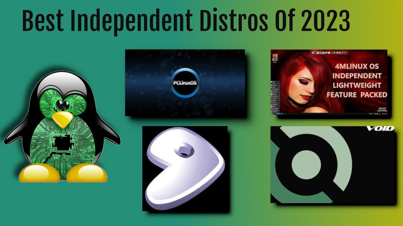 Linux | Best Independent Distros Of 2023 - YouTube