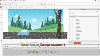 Create Rain Drop Vector in Cartoon Animator 4 by using Adobe Animate