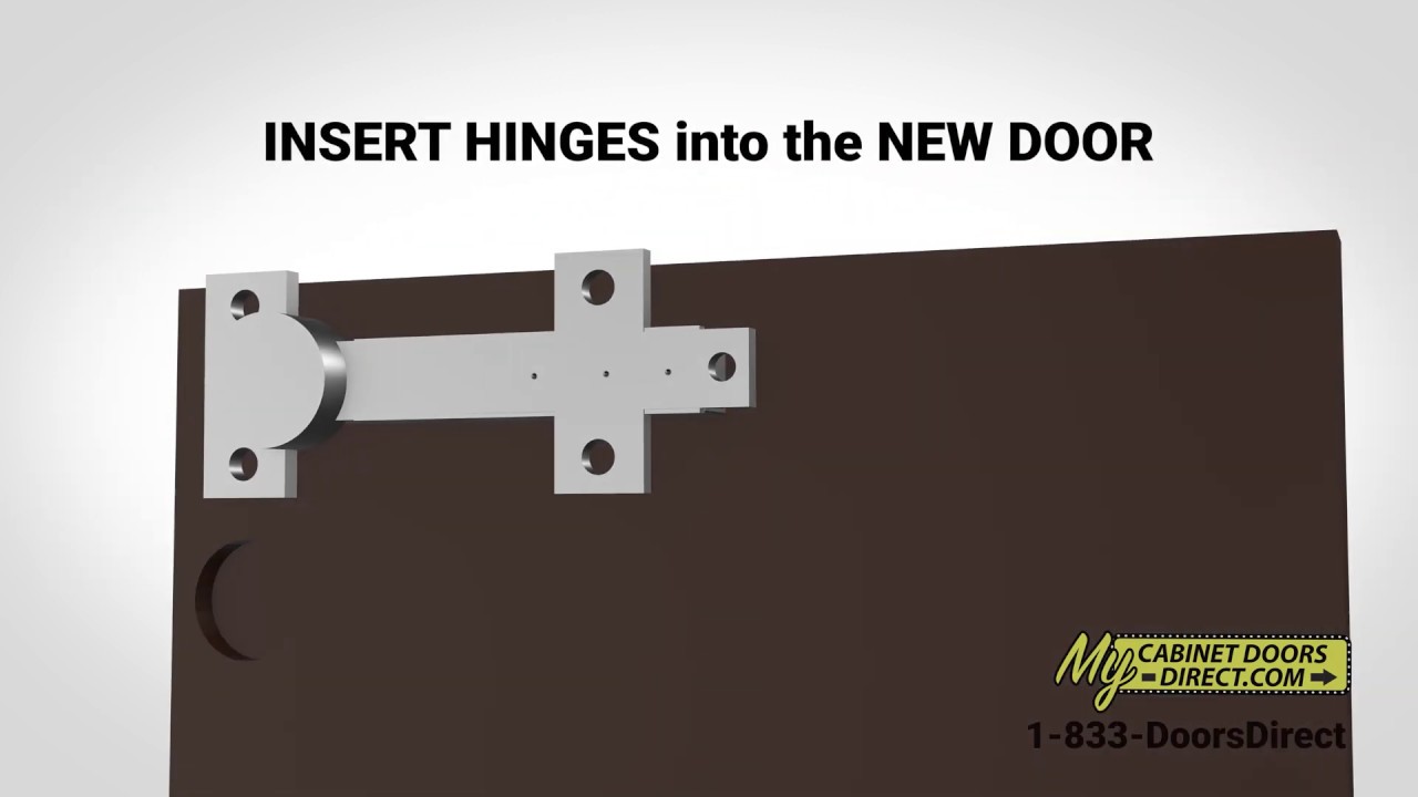 How To Hang Kitchen Doors by YouTube