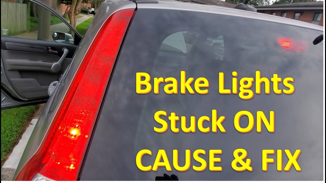 HONDA CRV 2007 - Car OFF but brake lights stuck ON: Cause and Quick Fix - YouTube