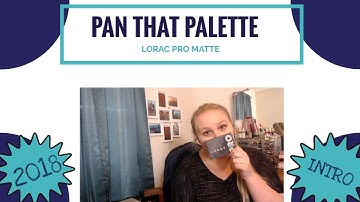 PAN THAT PALETTE *INTRO* 2018