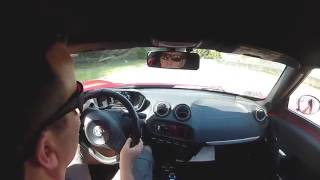 Alfa Romeo 4C Drifting Tracktest Hot Lap Harz-Ring onboard sound