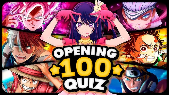 GUESS THE ANIME OPENING QUIZ  30 EASY ANIME OPENINGS 