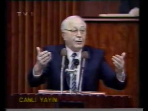 Prof  Dr  Necmettin Erbakan Bütçe Kapanış Konuşmaları 1992