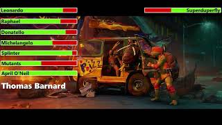 Teenage Mutant Ninja Turtles: Mutant Mayhem (2023) Final Battle with healthbars 2/3 by Thomas Barnard the Healthbars Guy 29,049 views 3 months ago 4 minutes, 28 seconds