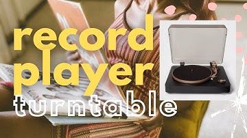 Turntable Record Player Set Up & Review | Very Detailed Turntable Setup for Beginners 🍄 BEST CHEAP !