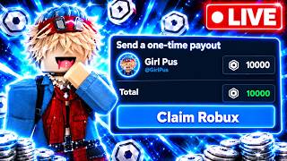 🔴 FREE ROBUX Giving 1,000 Robux to EVERY Viewer LIVE NOW! (Roblox Robux Giveaway)