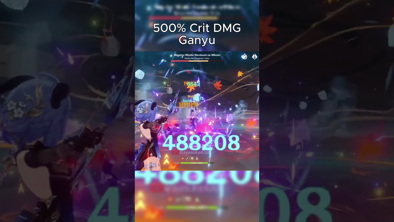 Ganyu, But 500% Crit DMG 