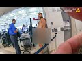 Unhinged Man Gets Naked at Airport & Attacks Police