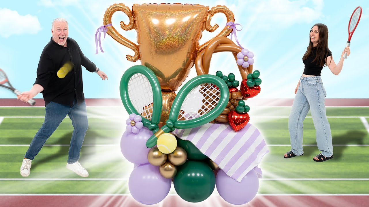 Balloon Tenis With Racket Tennis With Balloons