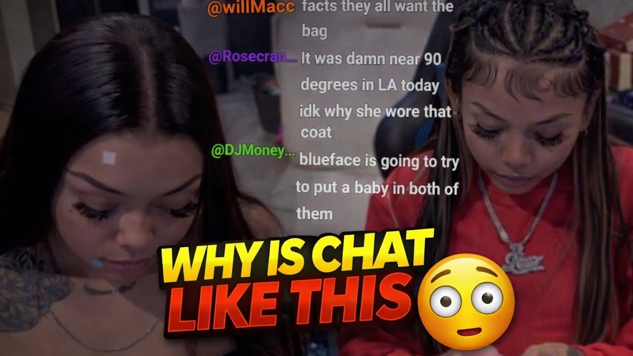 Blueface cooks for the sisters on live — chat couldn’t stop reacting 