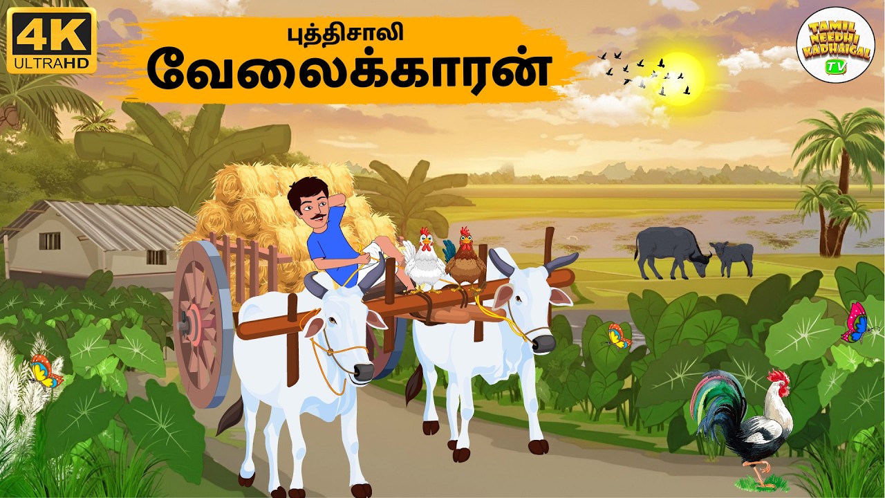 Stories In Tamil - புத்திசாலி வேலைக்காரன் - Tamil Moral Stories- Needhi Kadhaigal