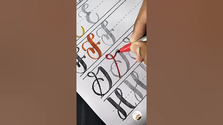 How to write G letter with Brushpen #gletter #brushpen #tombow #shorts