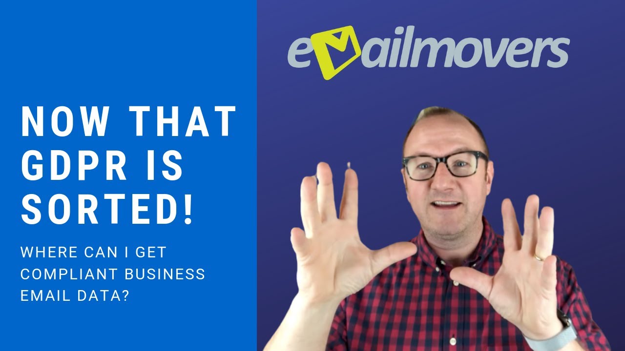 Now that GDPR is sorted where do you get business email data?