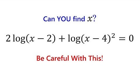 Can You Solve This Tricky Entrance Exam Logarithmic Equation?