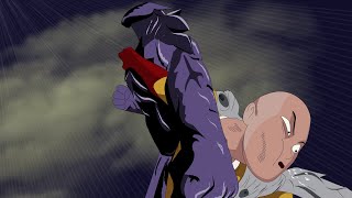 Saitama vs Cosmic Garou - One Punch Man Fan Animation