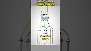 Heating Element Connection With Power Supply Heater Wiring howto heater stardeltaconnection