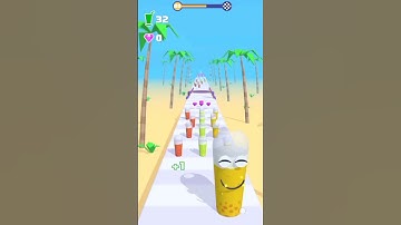 Cool Level Running Juice ASMR 🍑🍎🍐🍈🍐#shortsfeed #shortsfeed