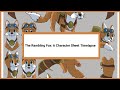 The rambling fox a character sheet timelapse