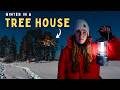 Our treehouse dream in norway svalbard    cosy offgrid winter cabin trip in the forest