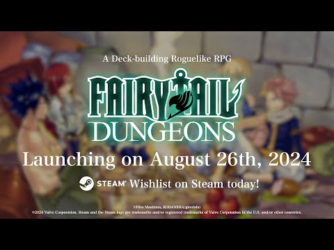 FAIRY TAIL: DUNGEONS （deck building roguelite） Trailer
