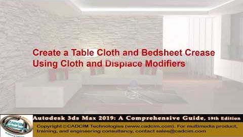 Cloth simulation in Autodesk 3DS Max