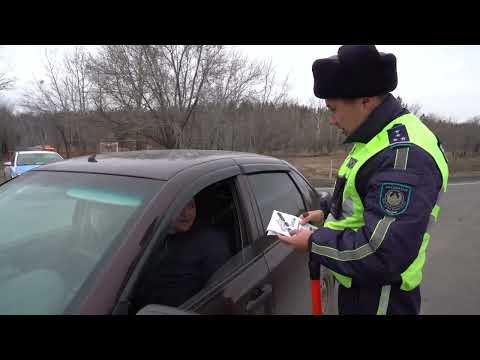 Қостанай облысында жол-көлік оқиғаларын азайту үшін жолды тарылту әдісі қолданылуда