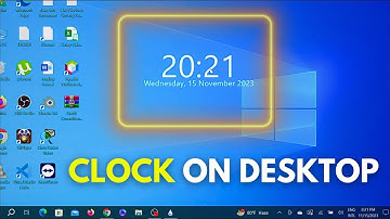 How to add clock widget on windows 10 (2025)