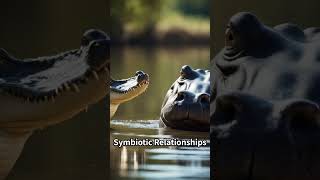 Why Don't Crocodiles Attack Hippos #animalfacts #wildlife