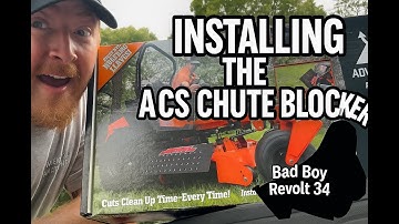 Installing the Advanced Chute System on the Bad Boy Revolt 34