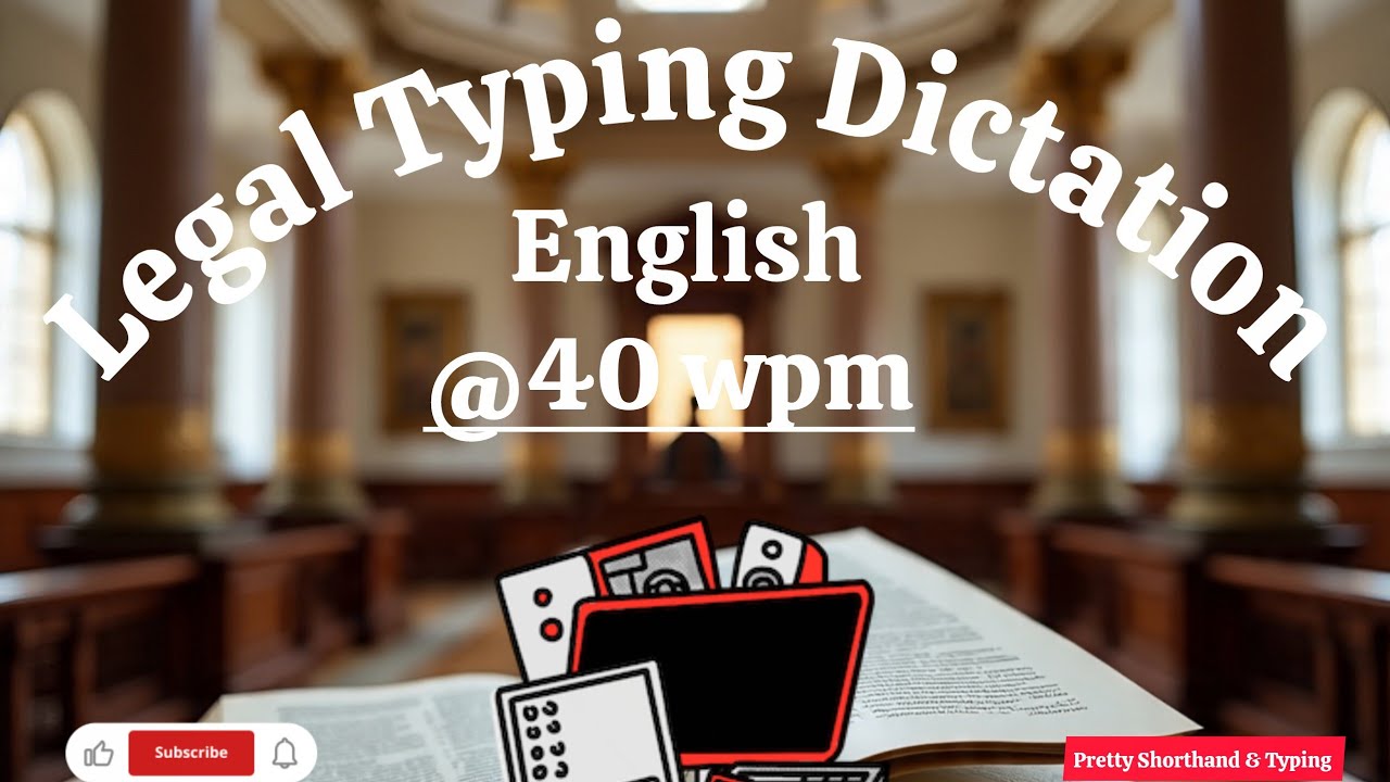 Диктант для юридического набора текста со скоростью 40 слов в минуту | 2025 | #prettyshorthand #t...
