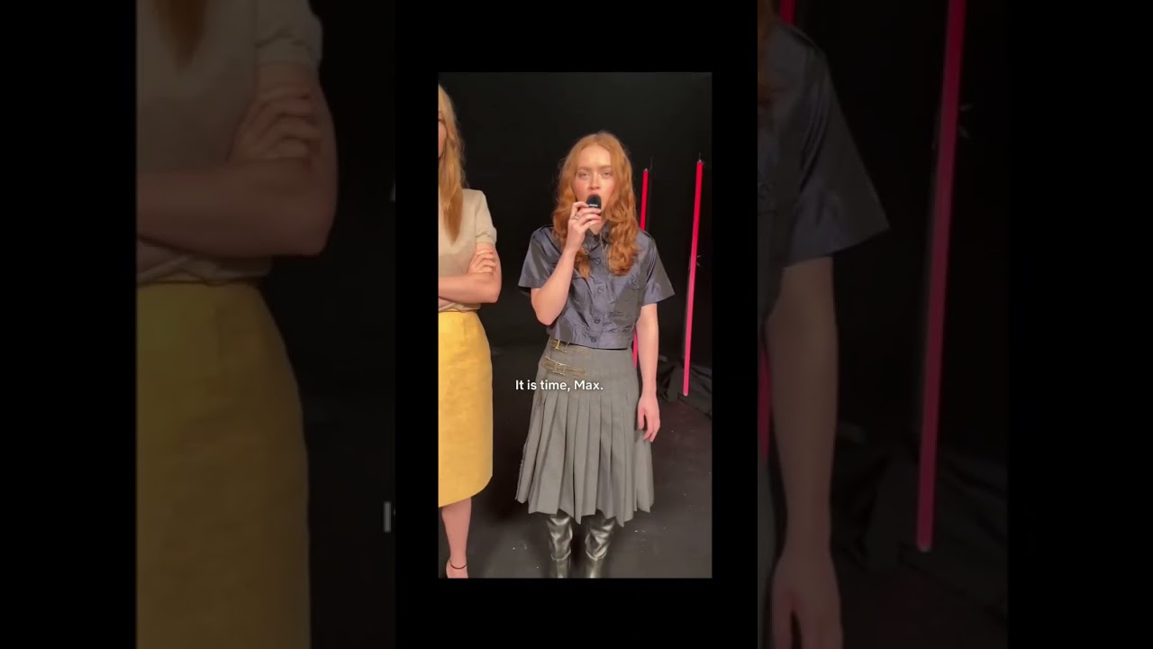 The cast doing Vecna's voice😂 