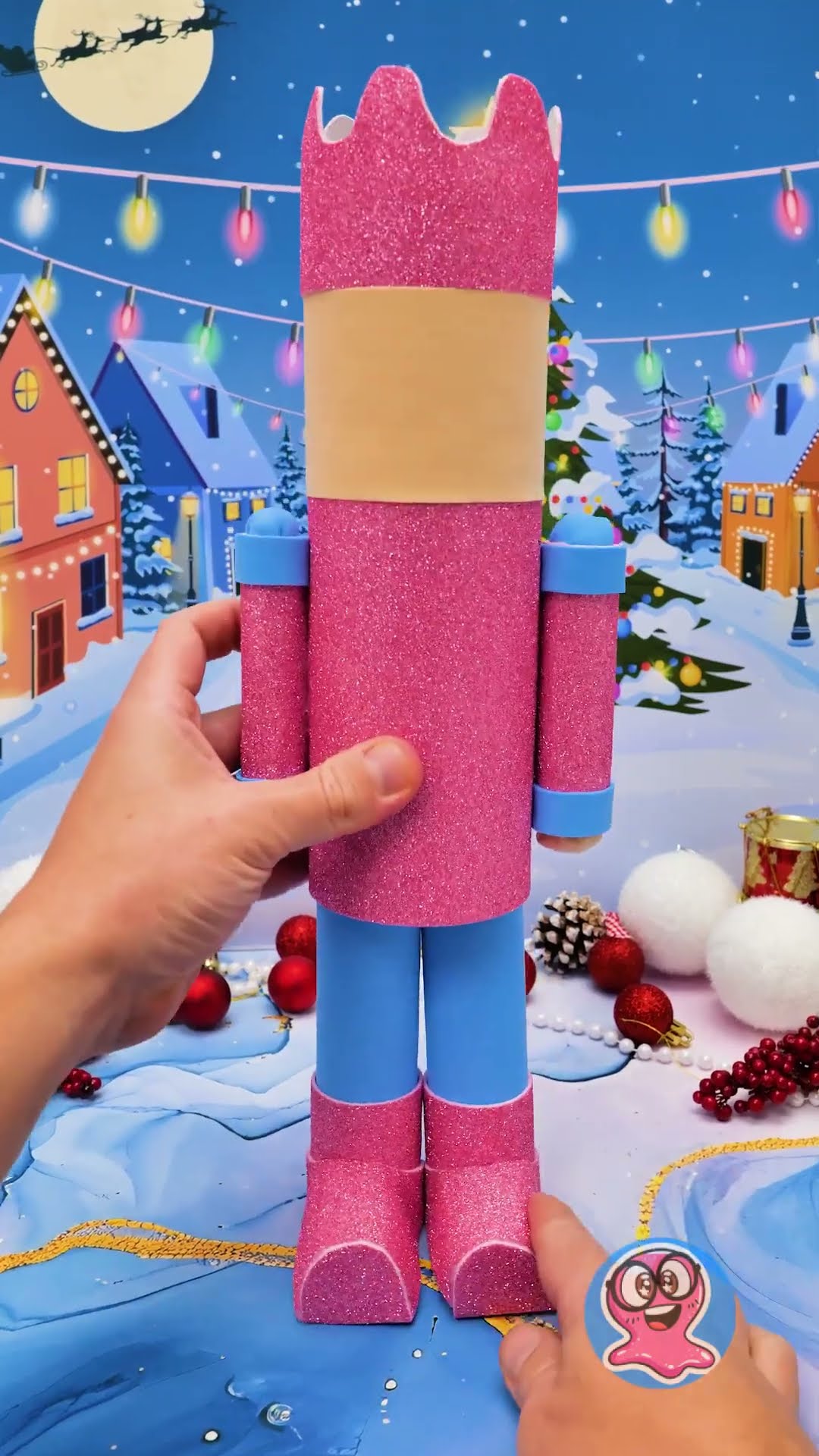 Transforma una lata de snacks en un cascanueces navideño ?✨ #diy