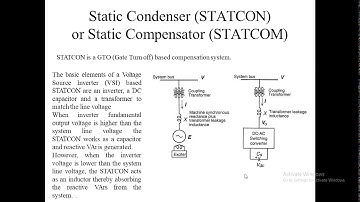 SVC and STATCOM