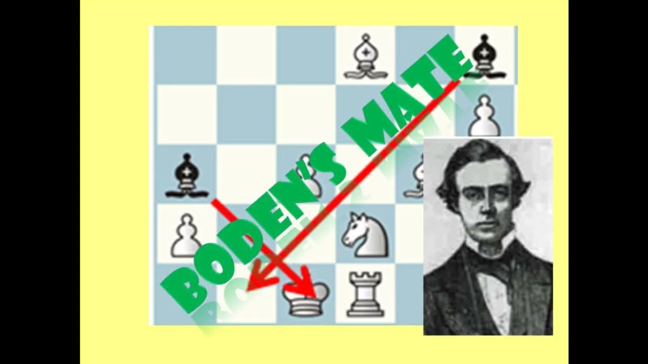 Boden Mate Chess Patterns Schulders vs Boden London 1853 - YouTube